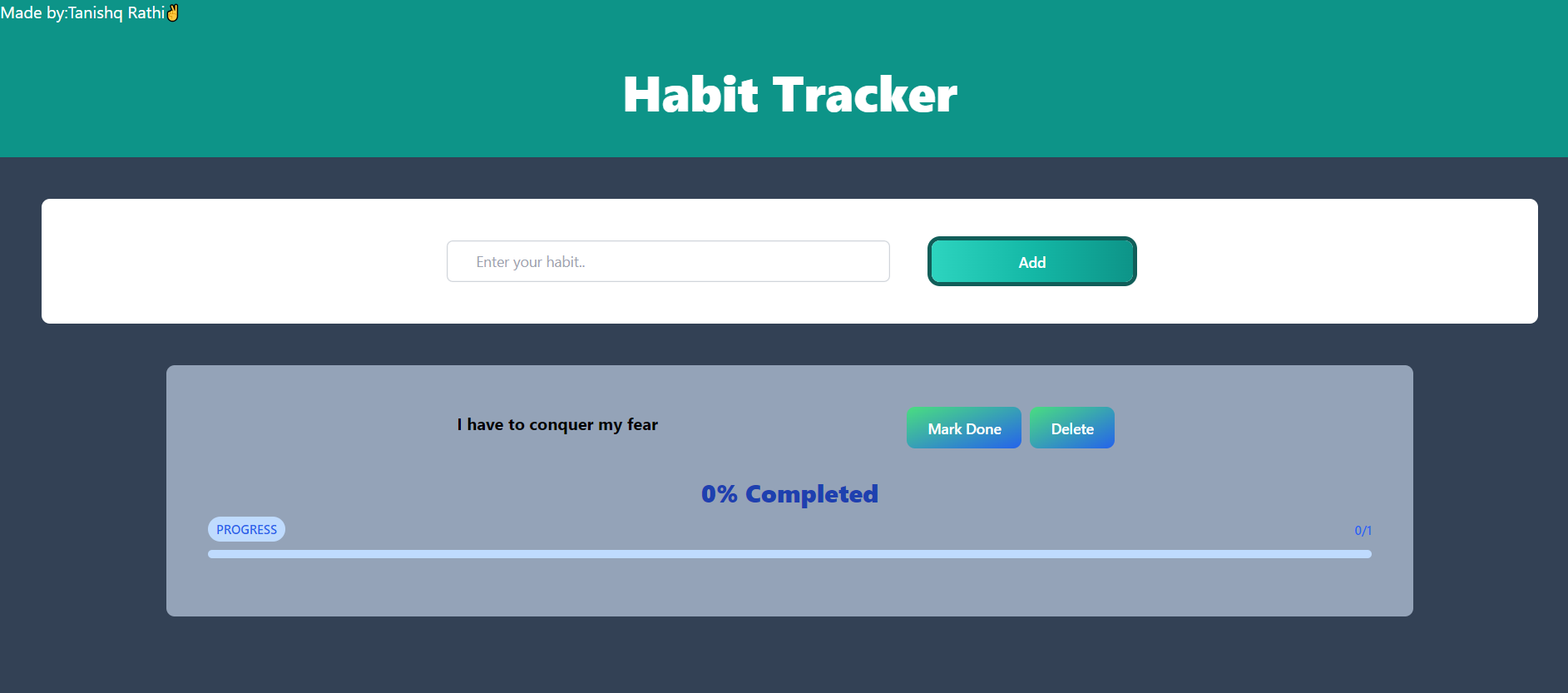 Habit Tracker